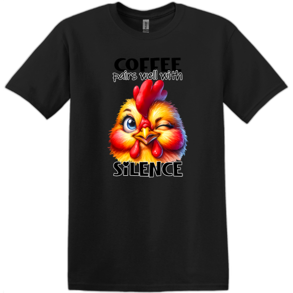 Coffee pairs well with Silence