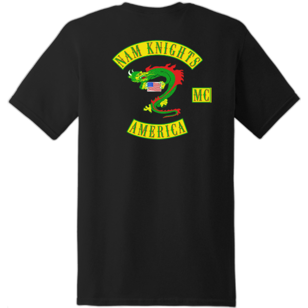 Nam Knights MC Members Only Flag Dragon