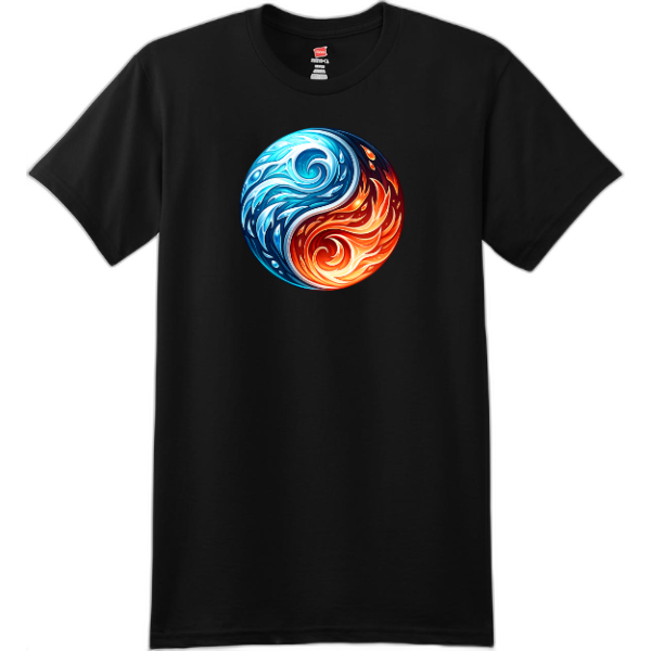 Fire & Water Wave Yin Yang