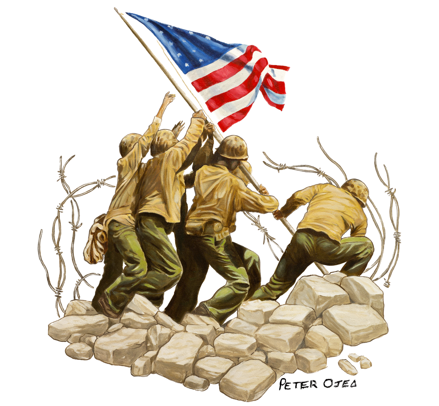 Project: Vet Relief Iwo Jima T-shirts