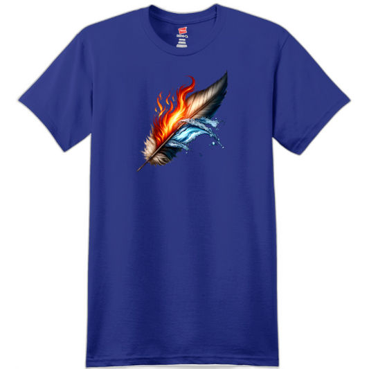Fire & Water Feather