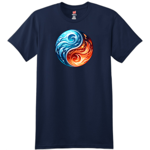 Fire & Water Wave Yin Yang