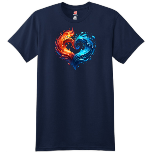Fire & Water Heart