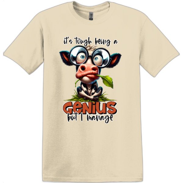 It's tough being a Genius but I manage.