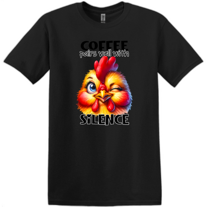 Coffee pairs well with Silence