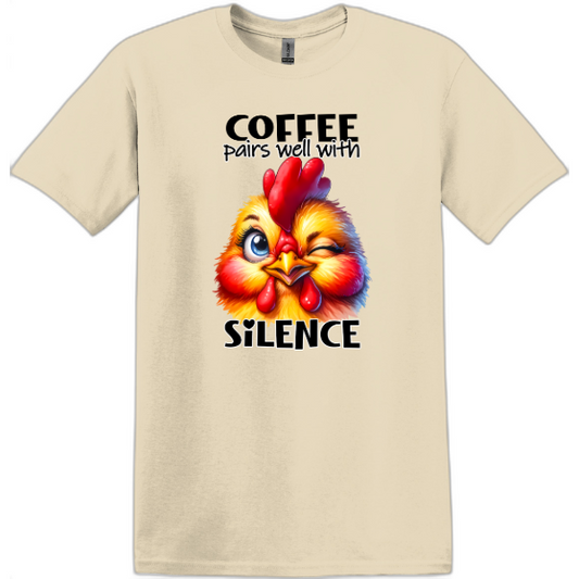 Coffee pairs well with Silence